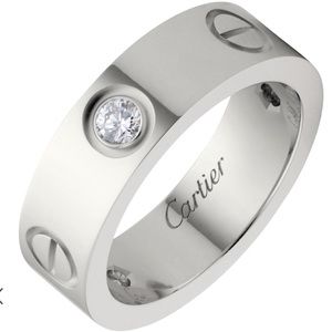 Cartier 3 diamond love ring